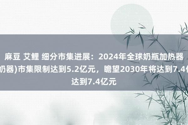 麻豆 艾鲤 细分市集进展：2024年全球奶瓶加热器(温奶器)市集限制达到5.2亿元，瞻望2030年将达到7.4亿元